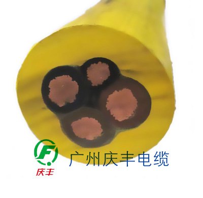 廣州慶豐電纜MYP3*10+1*6礦用移動(dòng)橡套電纜